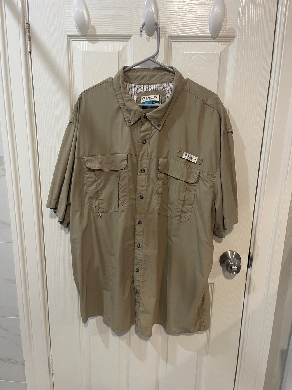 Magellan Outdoors Short Sleeve Button-Down Shirt size xxl